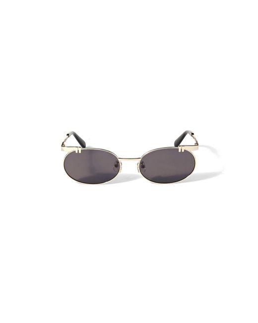 Off-White c/o Virgil Abloh Black Ow2030 7607 Sunglasses Metal Round Normal