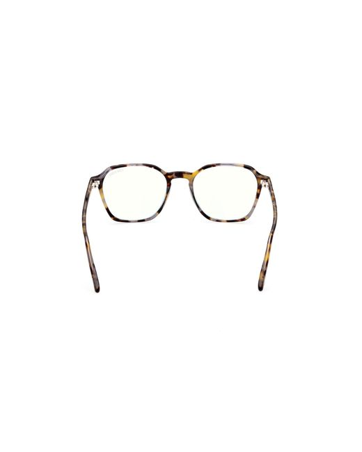 Tom Ford Black Ft5804-B 055 Optical Frames Acetate Geometric Normal for men