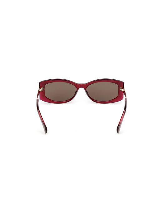 MAX&Co. Black Mo0144 69E Sunglasses Injected Squared Normal