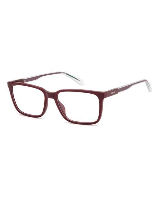 Polaroid Black Pld D620 0Z3 Optical Frames Eco-Polyamide Squared Normal for men