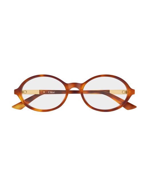 Chloé Black Ch0367O 002 Optical Frames Acetate Transparent Round