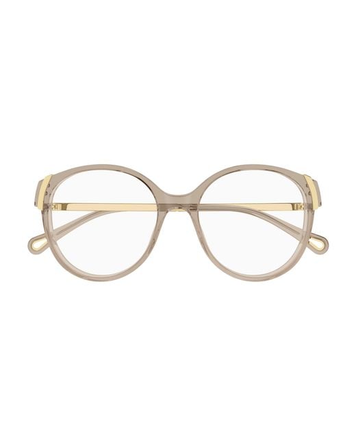 Chloé Black Ch0328O 008 Optical Frames Acetate Transparent Round