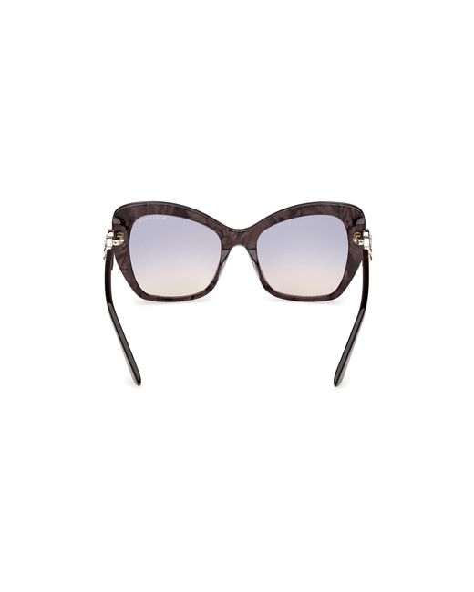 Guess Black Gm00032 50W Sunglasses Acetate Butterfly Normal