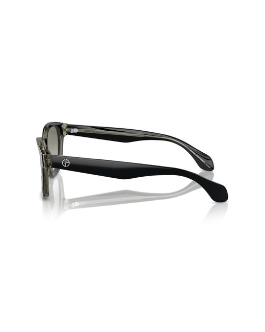 Giorgio Armani Black Ar8207 60873M Sunglasses Acetate Pantos Normal Shaded for men