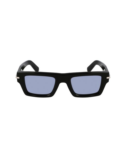 Ferragamo Black Sf2034S 006 Sunglasses Acetate Squared Normal for men