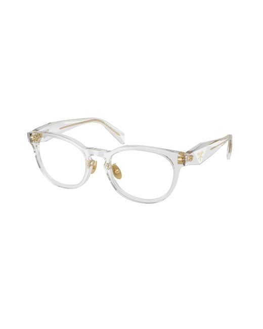 Prada Black Pr B06Vd 12R1O1 Optical Frames Acetate Pantos Normal