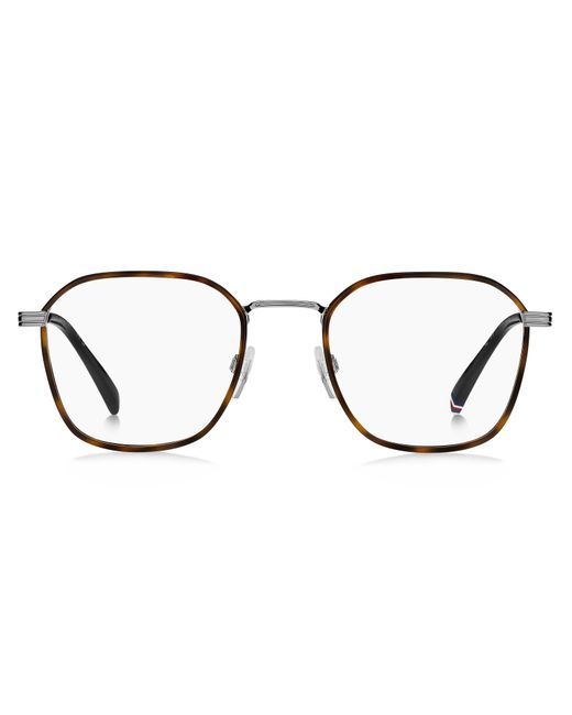 Tommy Hilfiger Black Th 2136 31Z Optical Frames Metal Squared Normal for men