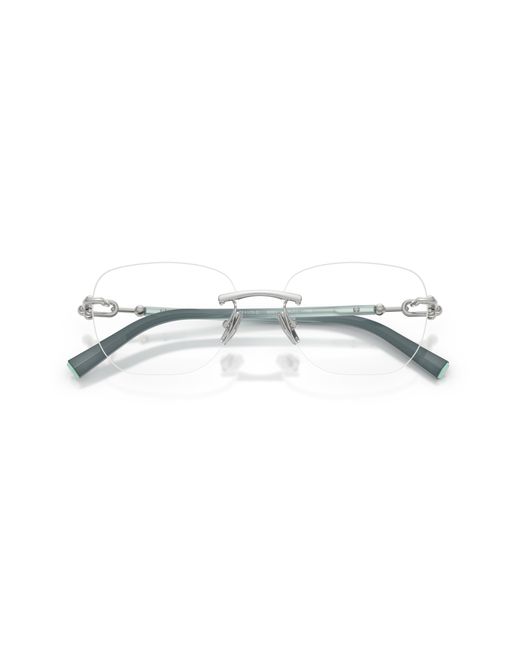 Tiffany & Co Black Tf1170D 6001 Optical Frames Metal Squared Normal