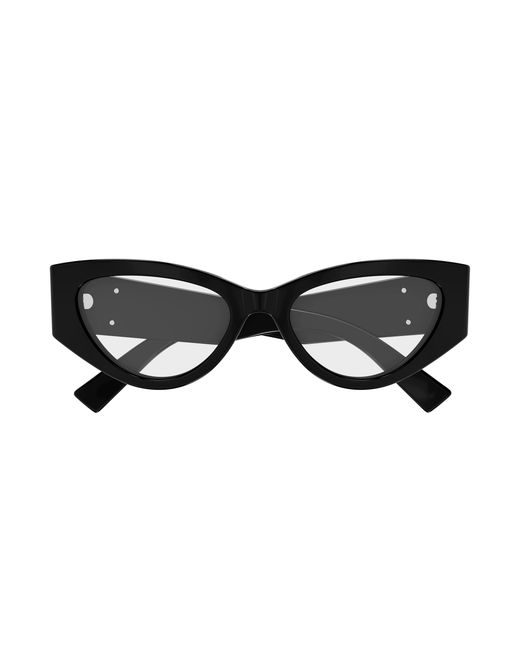 Gucci Black Gg1953O 001 Optical Frames Acetate Transparent Cat Eye