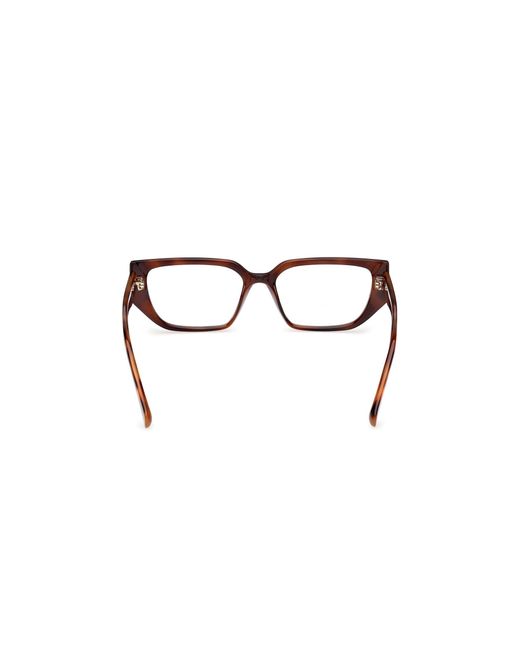 MAX&Co. Black Mo5207 052 Optical Frames Injected Geometric Normal