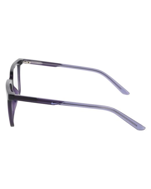 Nike Black 7064 501 Optical Frames Squared Normal