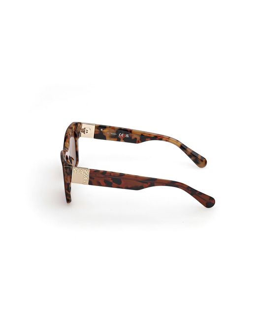 MAX&Co. Black Mo0124 52E Sunglasses Acetate Cat Eye Normal