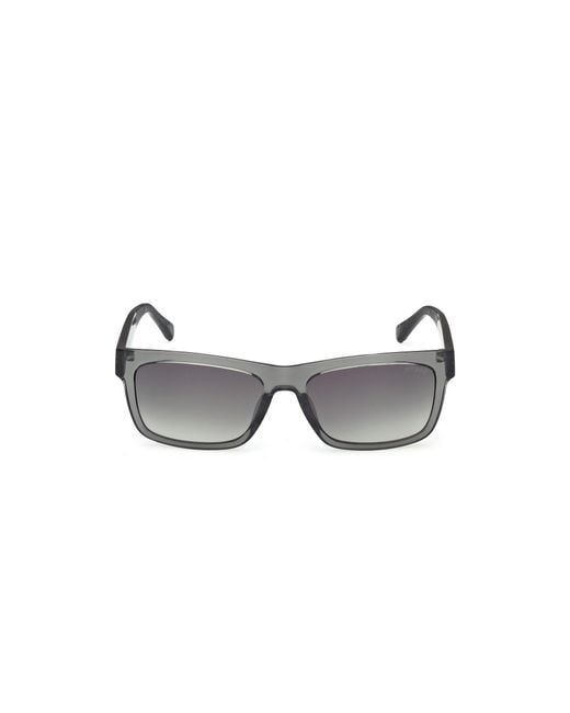 Guess Gray Gu00221 20B Sunglasses Injected Smoke Squared Normal for men