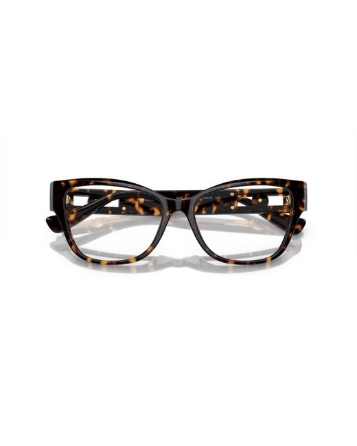Versace Black Ve3347 108 Optical Frames Acetate Transparent Pillow Normal