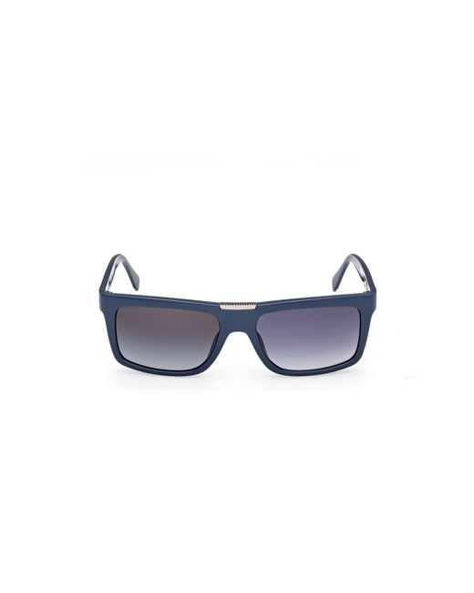 Guess Black Gu00274 90W Sunglasses Injected Squared Normal for men