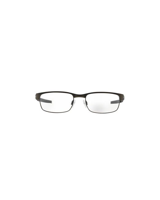 Oakley Black Ox5038 Metal Plate 503802 Optical Frames Titanium Squared for men