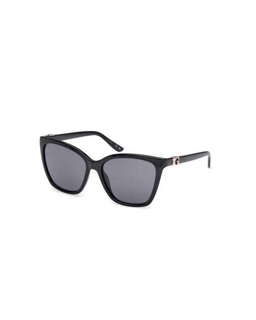 Guess Black Gu00191 01A Sunglasses Injected Smoke Squared Normal