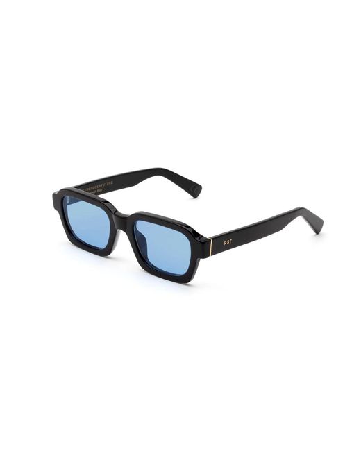 Retrosuperfuture Black Foe Caro Azure Sunglasses Acetate Light Squared