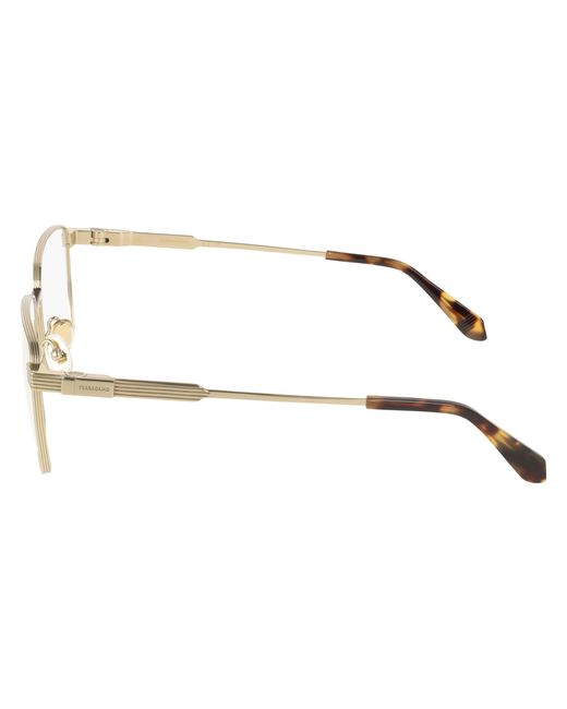 Ferragamo Black Sf2601 710 Optical Frames Titanium Squared Normal for men