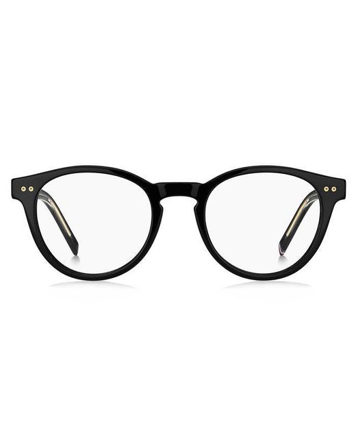 Tommy Hilfiger Black Th 1984 807 Optical Frames Bio-Cecid Round for men