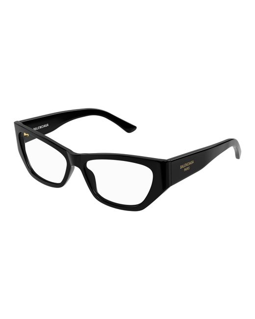 Balenciaga Black Bb0372O 001 Optical Frames Acetate Transparent Cat Eye