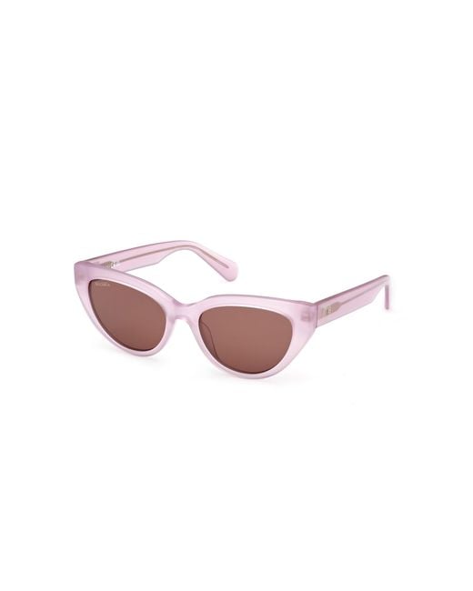 MAX&Co. Red Mo0127 72E Sunglasses Acetate Cat Eye Normal
