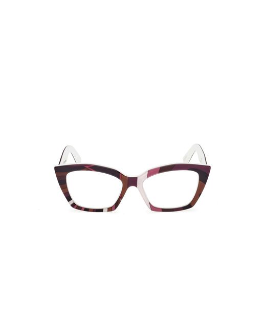 Emilio Pucci Black Ep5274 099 Optical Frames Acetate Squared Normal