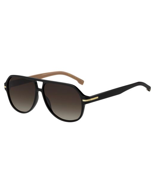 Boss Black Boss 1507/S 807/Ha Sunglasses Acetate Squared Shaded for men