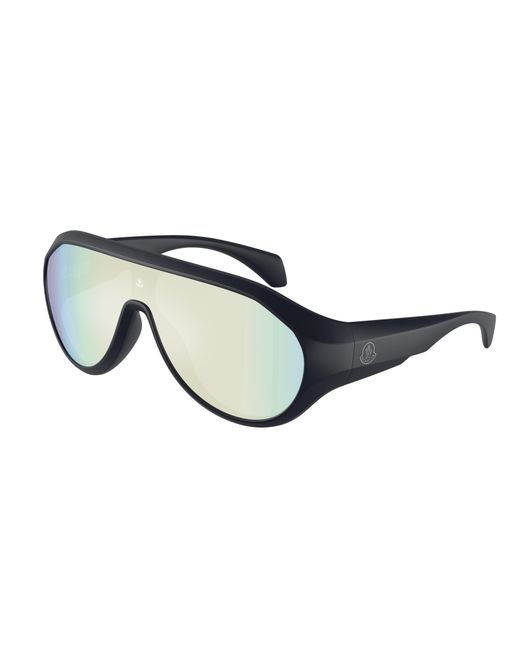 Moncler Black Me8009U Bombolle 50306J Sunglasses Injected Round Mirror