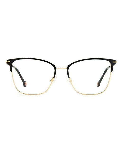 Carolina Herrera Black Ch 0040 Rhl Optical Frames Metal Squared