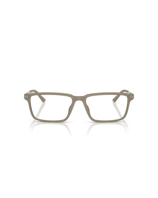 Emporio Armani Black Ea3268U 5437 Optical Frames Injected Squared Normal for men