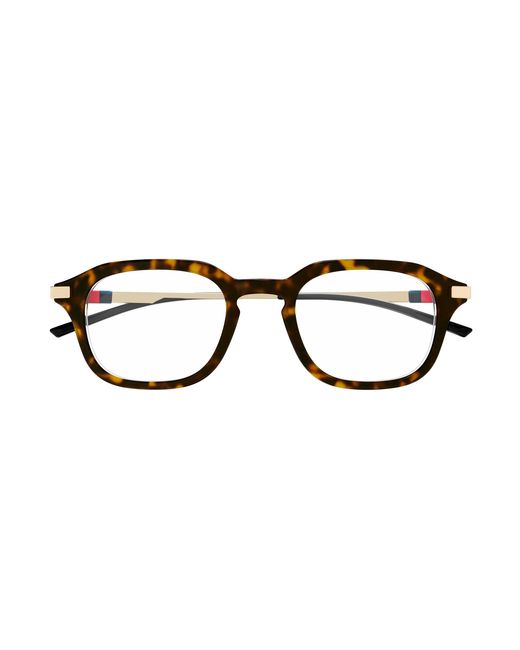Gucci Black Gg1891O 002 Optical Frames Acetate Transparent Squared for men