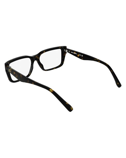 Karl Lagerfeld Black Kl6212 242 Optical Frames Bio-Injected Squared Normal