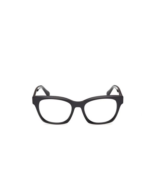 MAX&Co. Black Mo5215 001 Optical Frames Acetate Squared Normal