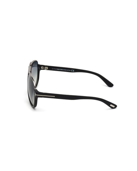 Tom Ford Black Ft0334 Dimitry 02W Sunglasses Acetate Pilot Normal Shaded for men