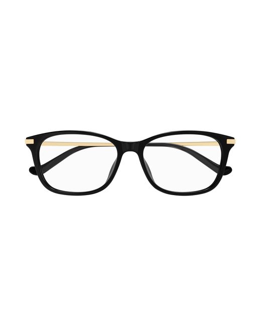 Gucci Black Gg1902Oa 002 Optical Frames Acetate Transparent Squared
