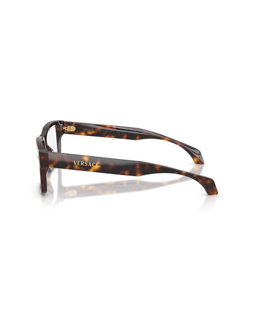 Versace Black Ve3391U 108 Optical Frames Acetate Transparent Squared Normal for men