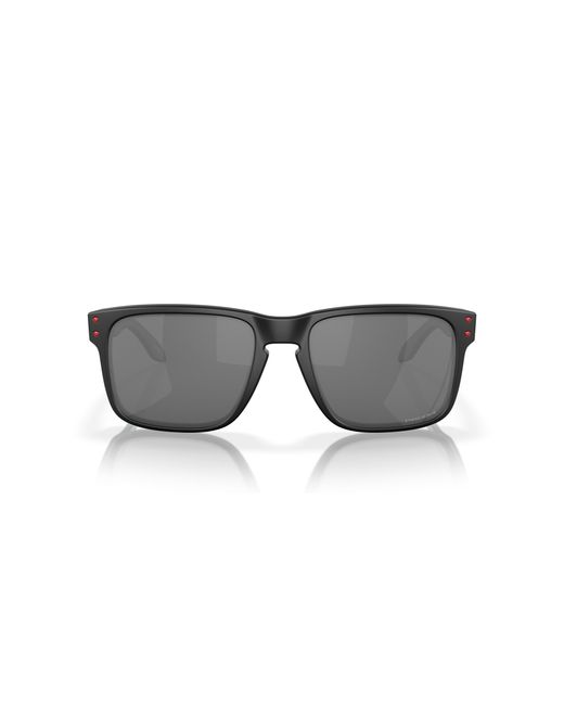 Oakley Black Oo9102 Holbrook 9102Y2 Sunglasses Plastic Squared Mirrored Prizm for men