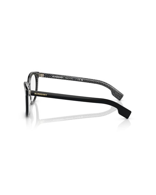 Burberry Black Be2291 3977 Optical Frames Acetate Transparent Squared Normal