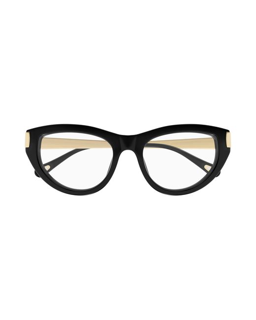 Chloé Black Ch0352O 001 Optical Frames Acetate Transparent Cat Eye