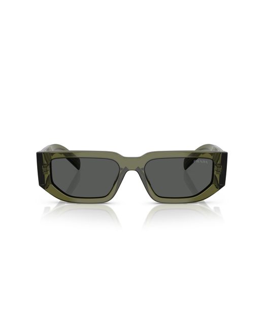 Prada Black Pr 09Zs 25A40L Sunglasses Acetate Squared Normal for men