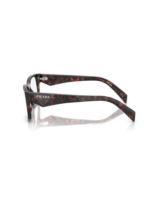 Prada Black Pr 22Zv 17N1O1 Optical Frames Acetate Pillow Normal for men