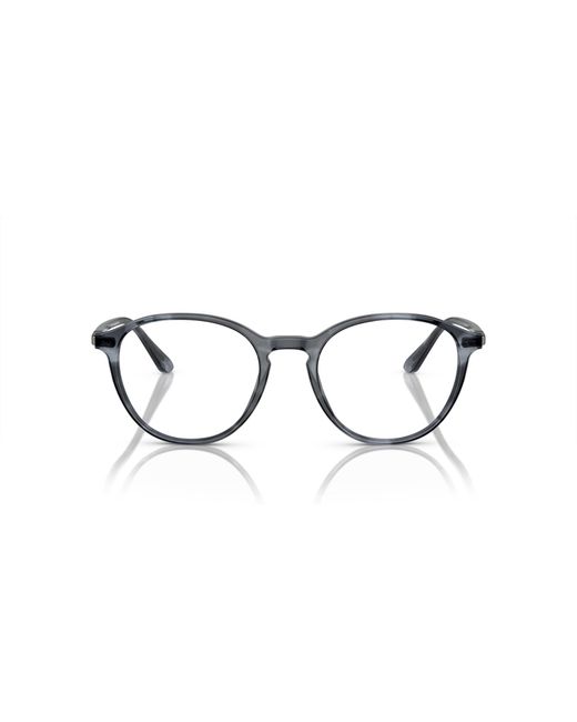 Giorgio Armani Black Ar7237 5986 Optical Frames Acetate Transparent Pantos Normal for men