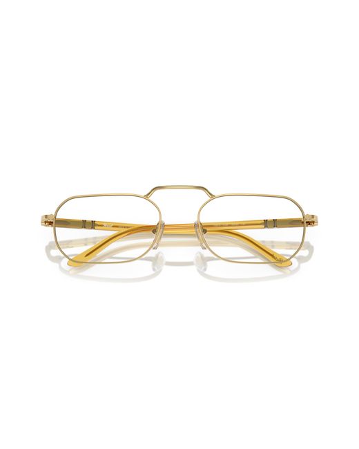 Persol Black Po1020V 1129 Optical Frames Metal Squared Normal