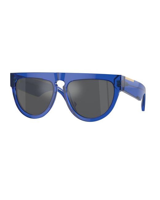 Burberry Black Be4416U 34926G Sunglasses Acetate Geometric Mirrored