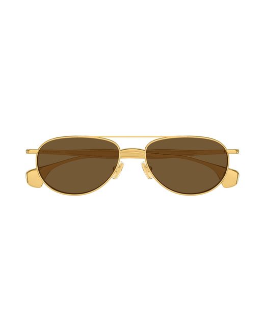 Bottega Veneta Black Bv1419S 001 Sunglasses Metal Geometric