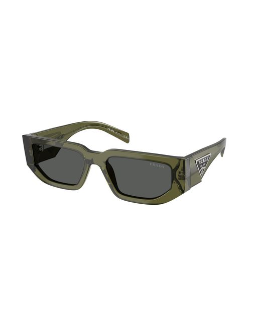 Prada Black Pr 09Zs 25A40L Sunglasses Acetate Squared Normal for men