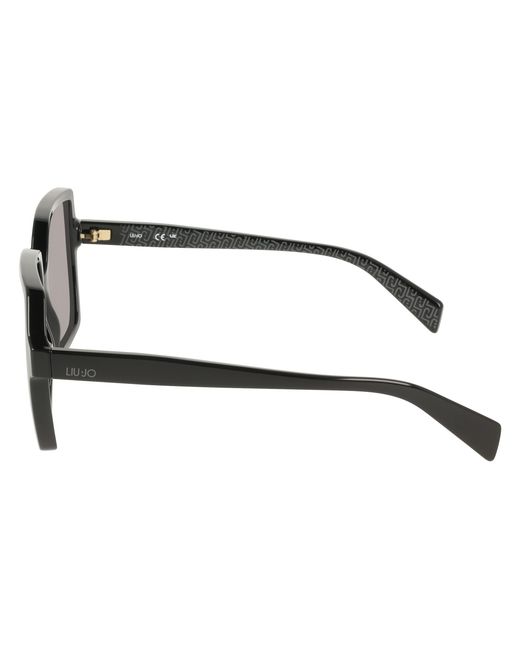 Liu Jo Black Lj824S 001 Sunglasses Bio-Injected Squared Normal