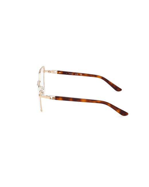 Guess Black Gu2983 024 Optical Frames Metal Geometric Normal