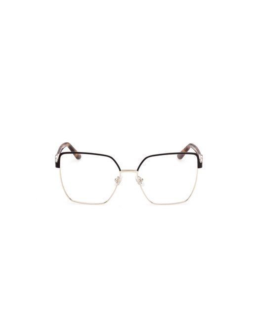 Guess Black Gu50229 049 Optical Frames Metal Squared Normal